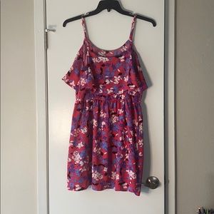 Multi-color flower dress